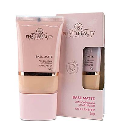 Phállebeauty - Base Matte Alta Cobertura Longa Duração Cor 03 30g