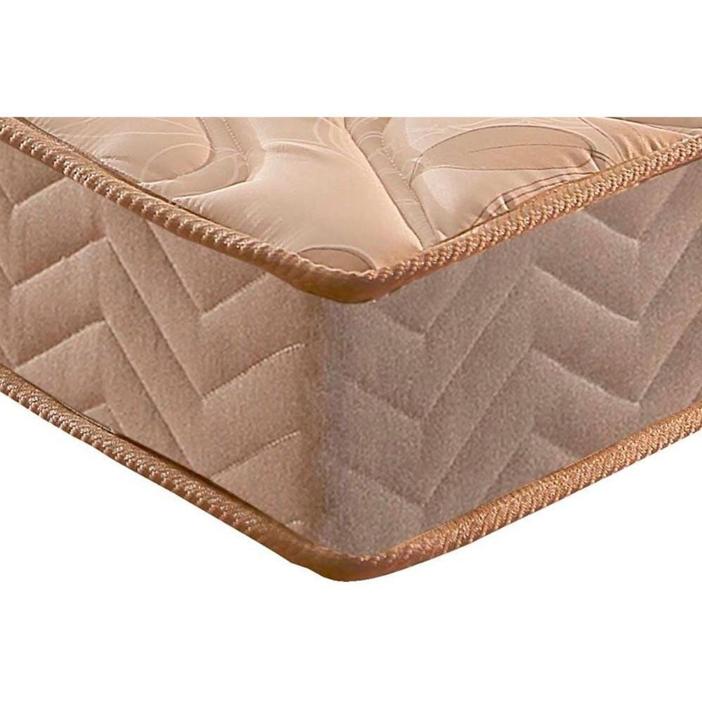 Cama Box Casal: Colchão Espuma Paropas D33 Pasquale + Base CRC Suede Clean(138x188) - 3