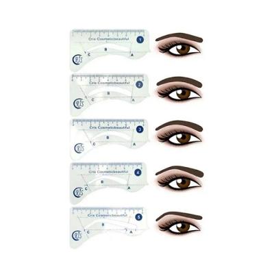 Kit De Desenho Com Régua Para Sobrancelhas 3310 Santa Clara