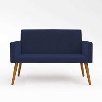 Kit Namoradeira 2 Lugares Reforçada + 2 Poltronas azul Marinho - 8