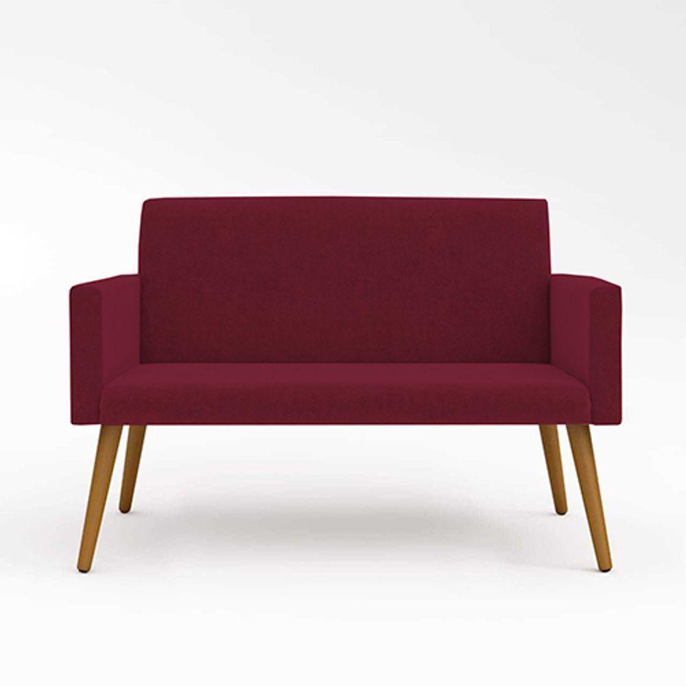 Kit Namoradeira 2 Lugares Reforçada + 2 Poltronas marsala - 5