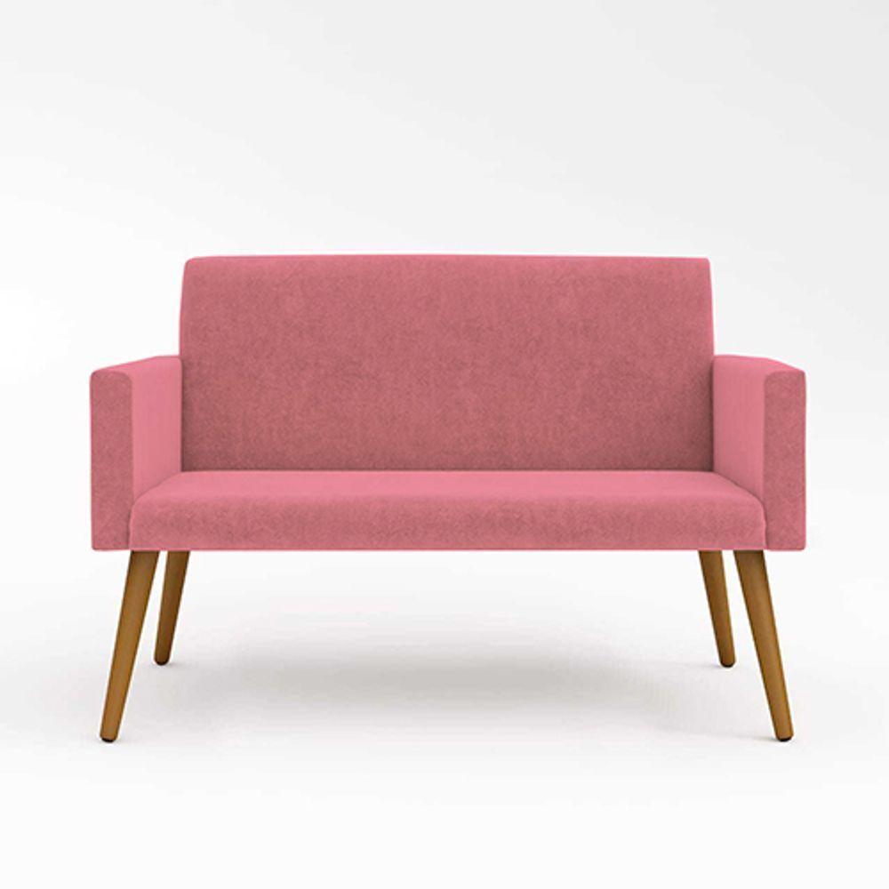 Kit Namoradeira 2 Lugares Reforçada + 2 Poltronas Rosa - 7