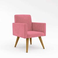 Kit Namoradeira 2 Lugares Reforçada + 2 Poltronas Rosa - 23