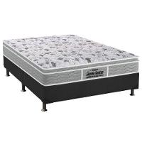 Cama Box Casal: Colchão Anatômico Probel D45/EP Guarda Costas Próextreme Plus + Base CRC Suede Gray(138x188) - 1