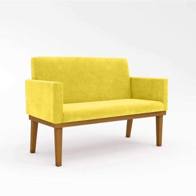 Namoradeira Base Reforçada Sala Elegante amarelo