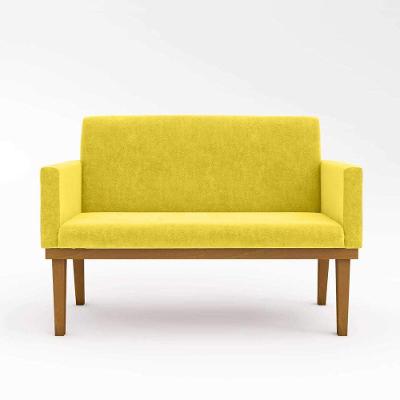 Namoradeira Base Reforçada Sala Elegante amarelo