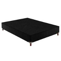 Cama Box Casal: Colchão Molas Paropas MasterPocket Ensacadas Previlege + Base CRC Rústico Black(138x188) - 13