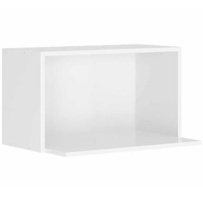 Nicho Porta Microondas 70cm Em Mdf 12207x0 Branco Branco
