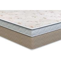 Cama Box King: Colchão Molas Bonnel Orthoflex Florença + Base CRC Courano White(193x203)