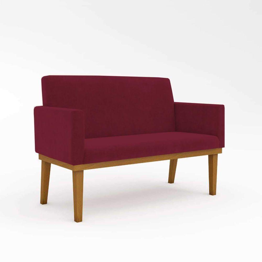 Namoradeira Base Reforçada Sala Elegante marsala - 1