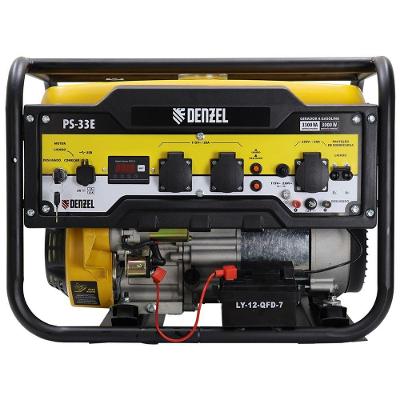 Gerador A Gasolina 3,3 Kw 4hp 15l 115/230v Denzel Ps-33e