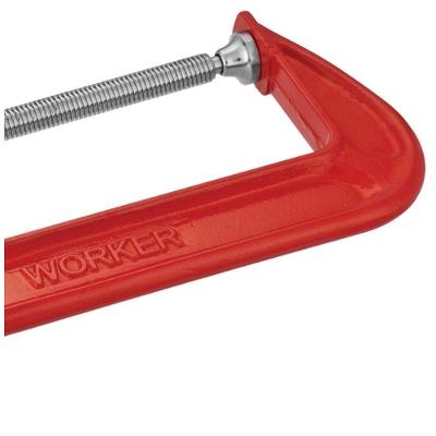 Grampo Tipo C 10'' Ferro Fundido Worker