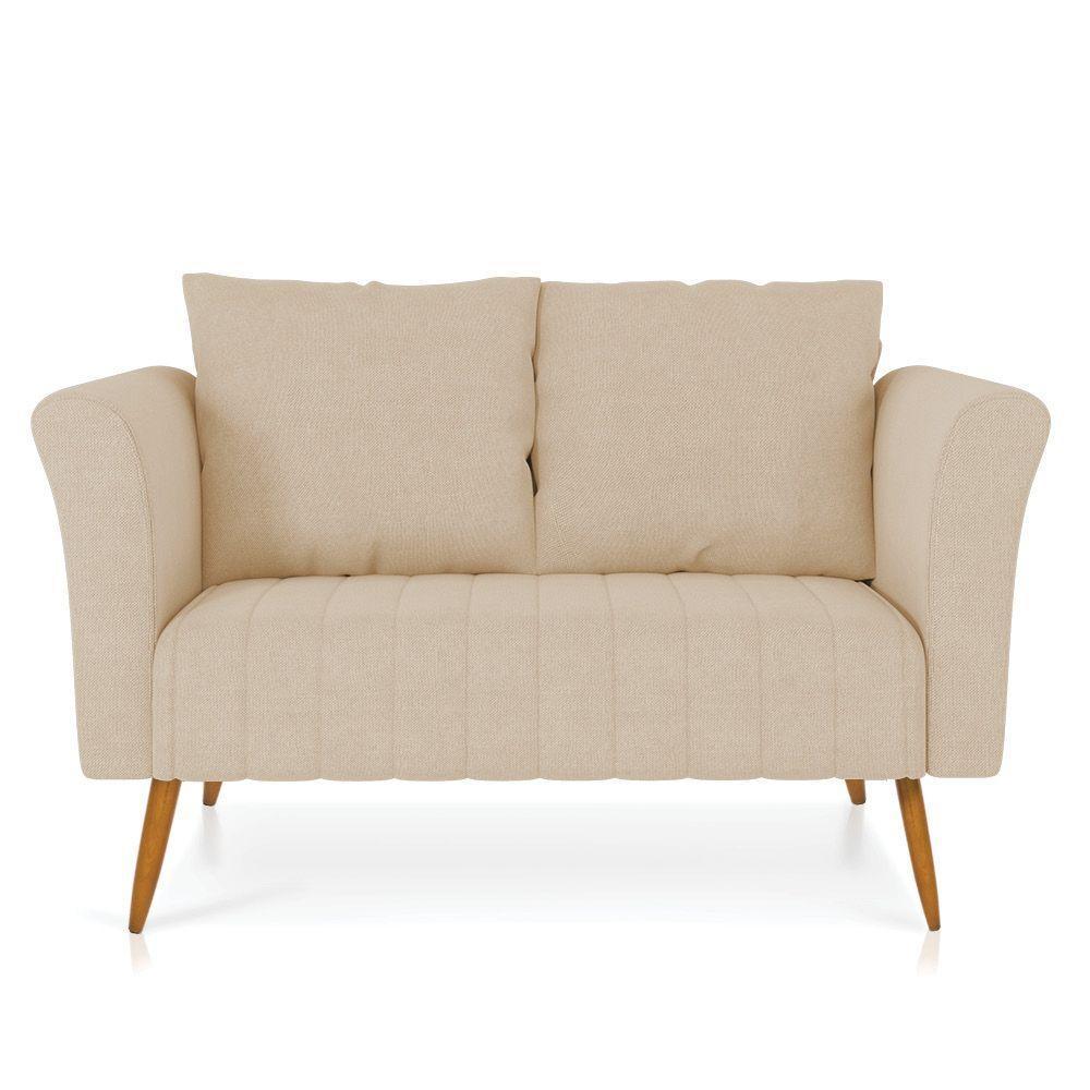 Namoradeira Marilia Linho Castanho A19 Grosso Bege - 1