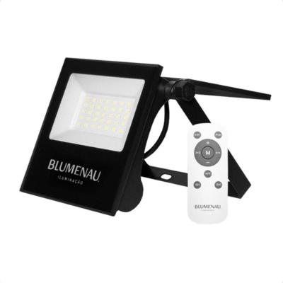 Refletor Led Play Solar Blumenau 30w 6500k Luz Branca