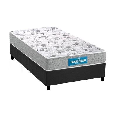 Cama Box Solteiro: Colchão Anatômico Probel D45/Ep Próextreme Dupla Face + Base Gray(88X188)