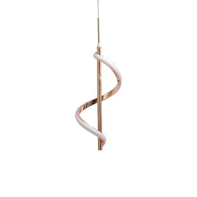 Lustre Pendente Nitrolux Lp-601a Rose Gold Led Bivolt Rose Gold 6086