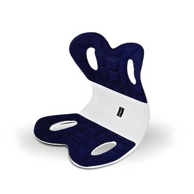 Almofada De Apoio Lombar Cadeira Correção De Coluna M - Azul