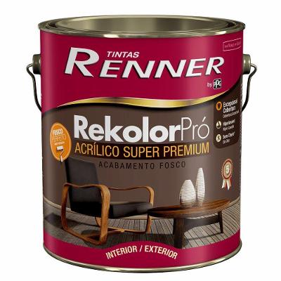 Tinta Rekolor Pró Branco Fosco Renner 3,6 Lts