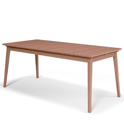 Mesa Retangular 6 Lugares 160cm Madeira Maciça Loren G01 Castanheira