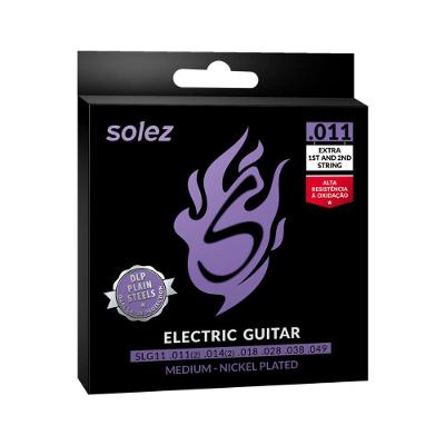 Encordoamento Para Guitarra Slg11 Medio 011/049 Solez