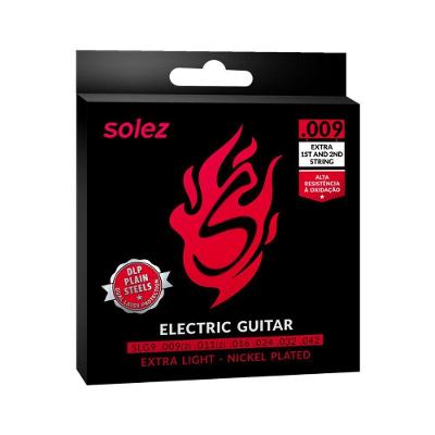 Encordoamento Para Guitarra Slg9 Light 009 Solez