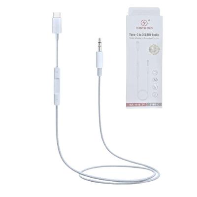 Cabo Auxiliar Tipo-c P2 3.5mm Aux Audio De 1 Metro