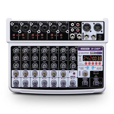 Mesa De Som Mixer 8 Canais Waldman Modelo St-8dsp