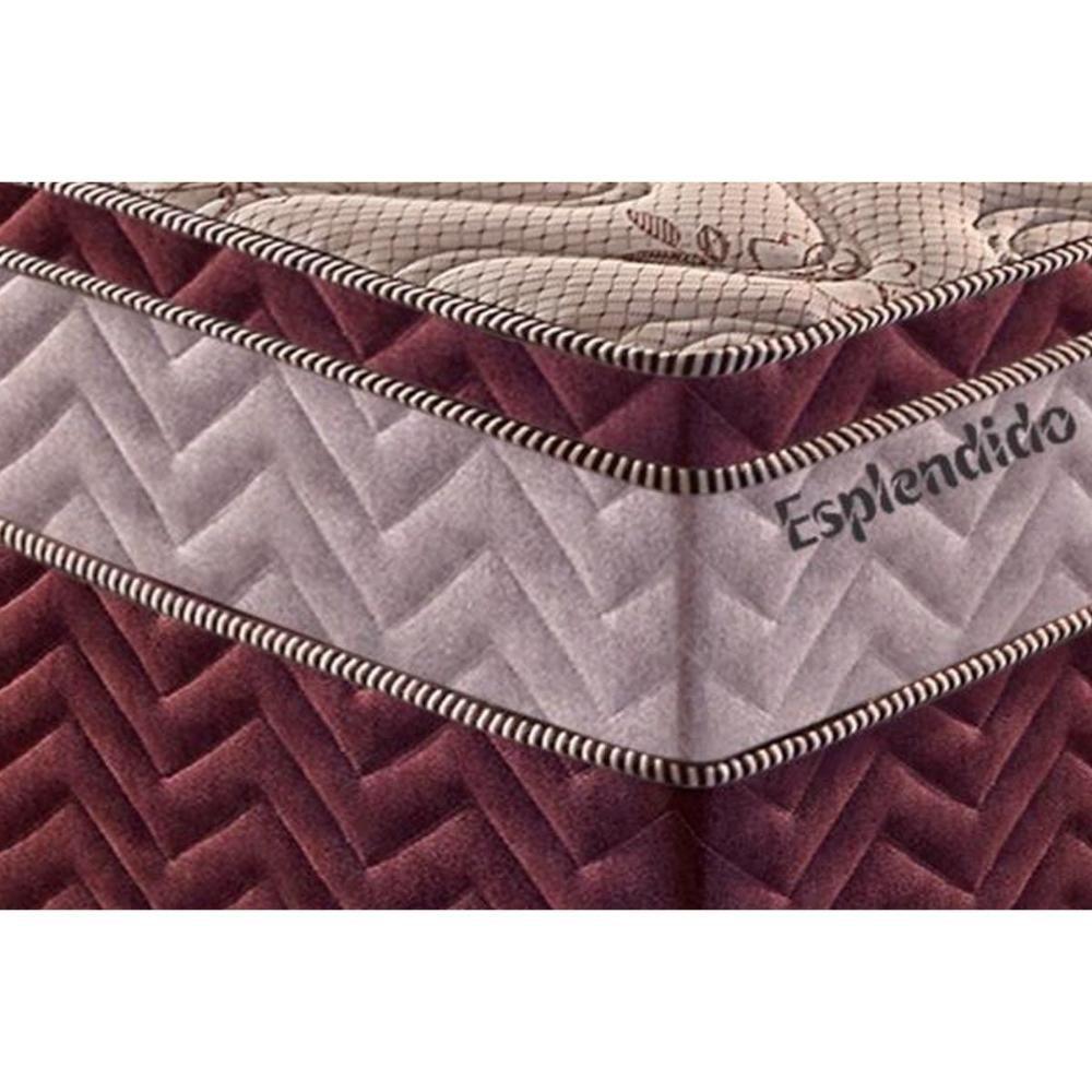 Cama Box Solteiro: Colchão Molas Ensacadas Paropas MasterPocket Esplêndido + Base CRC Courano White(88x188) - 2