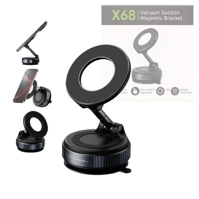 Suporte Magnético Para Celular 360° Com Ventosa De Sucção