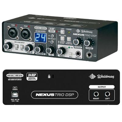 Interface De áudio Nexus Trio Dsp Waldman
