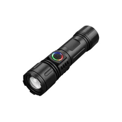 Lanterna Tática Portátil Carregamento Usb Luz Led