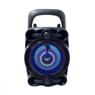 Caixa De Som Bluetooth Led Rgb Usb Cartão Tf 10w