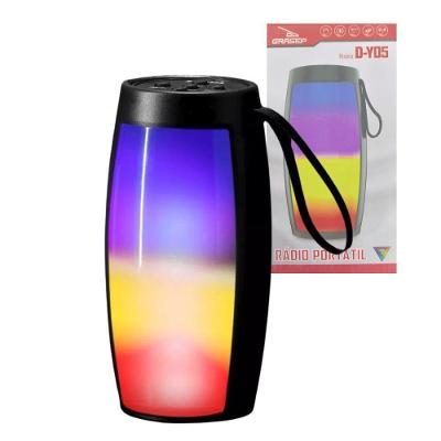 Caixa De Som Bluetooth Portátil 5w Led Rgb Grasep