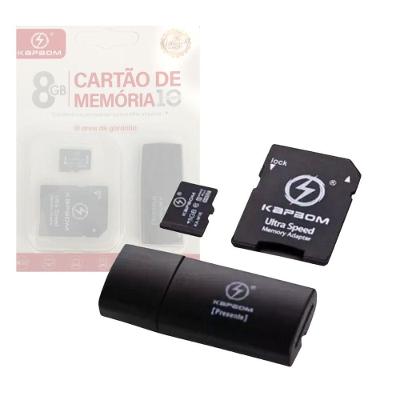 Cartão De Memória 8gb Alta Velocidade Com Adaptador