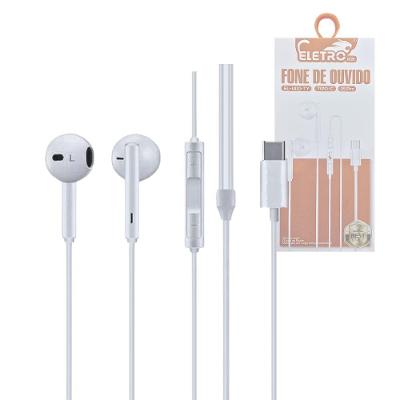 Fone De Ouvido Intra Auricular Tipo-c