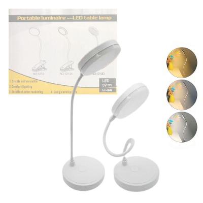 Luminária Mesa Touch Leds Compacta Leitura Estudo