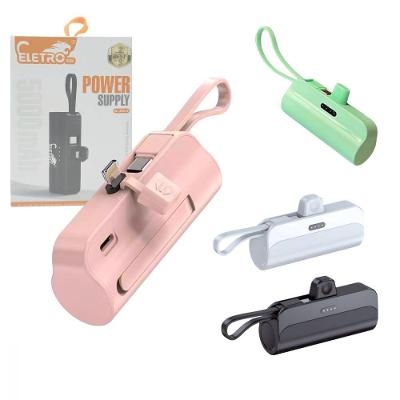 Mini Carregador Portátil Power Bank 5000 Mah Com 02 Saídas