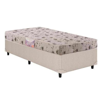 Cama Box Solteiro: Colchão Espuma Herval Sueño + Base Crc Courano Clean(88X188)