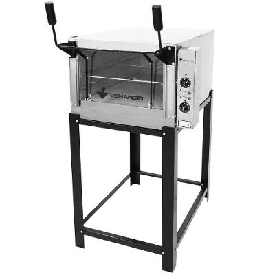 Forno Industrial Venâncio Roma Elétrico Aço Inox 80cm Com Pedra Refratária 220V Feri80