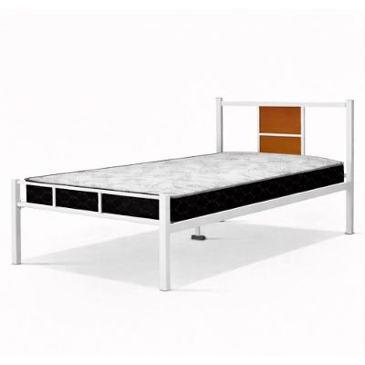 Cama Juvenil Solteiro Ravena Com Colchão Solteiro 88cm Klm Branco/canela