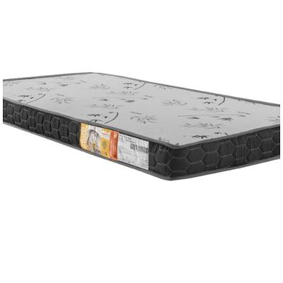 Colchão Solteiro D20 188 X 88 X 12 Cm Klm Store Preto / Branco