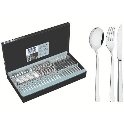 Faqueiro Tramontina Berlin Aço Inox Com Facas Para Churrasco Forjada Acab. Alto Brilho 48 Peças 66934144