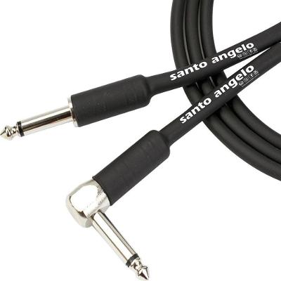 Cabo De Guitarra Angel 0,30mm Conector P10-p10 90º 20ft...