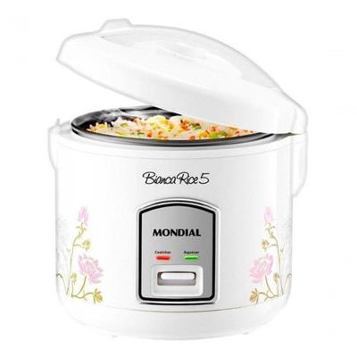 Panela Elétrica de Arroz Mondial Bianca Rice NPE05 1L 400W Branca 110V