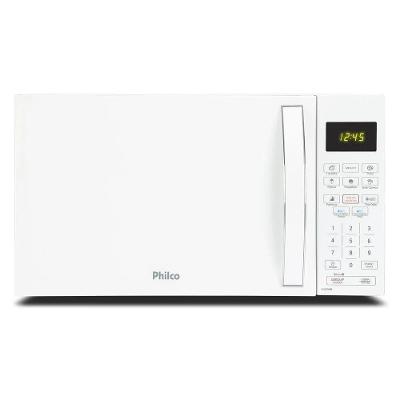 Micro-ondas de Bancada Philco PMO28BB 28L Branco com Descongelar e Tira Odor 110V