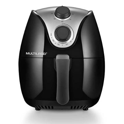 Fritadeira Air Fryer Elétrica Multilaser CE021 4L Antiaderente Preto 110V