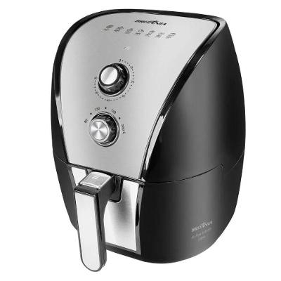 Fritadeira Air Fryer Britânia BFR40 5L 1500W Cesto Removível Antiaderente Preto 110V