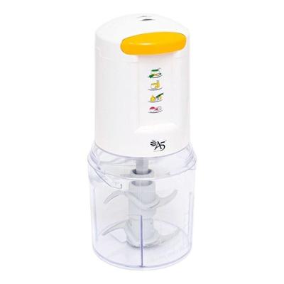 Mini Processador Mixer Elétrico A5 300Wts 500ml 2 Velocidades Branco 110V