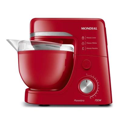 Batedeira Planetaria Mondial Bp03 700W- Vermelho 60hz 110V