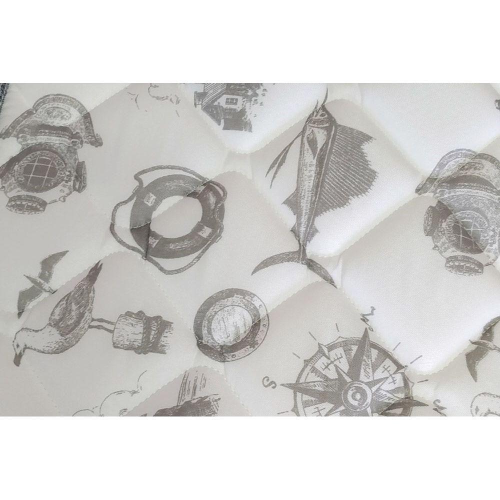 Cama Box Viúva: Colchão Anatômico Ortobom D33/Ep Fort Tech Iso 100 + Base Crc Courano Brown(128X188) - 2